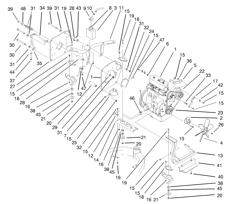 Engine Installation Assembly