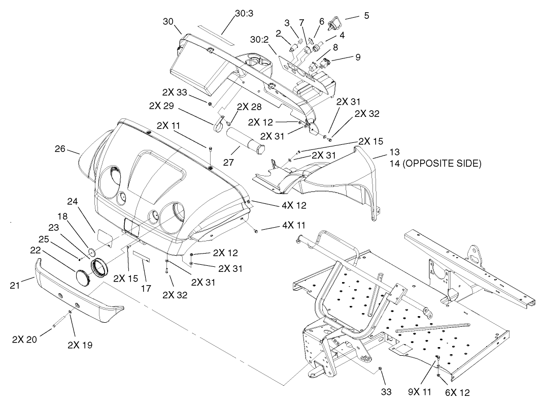 Hood and Fender Assembly