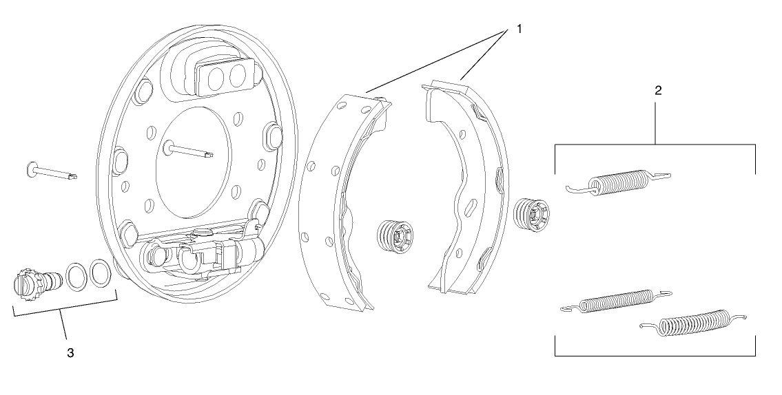 Left Hand Brake Assembly No. 99-7137