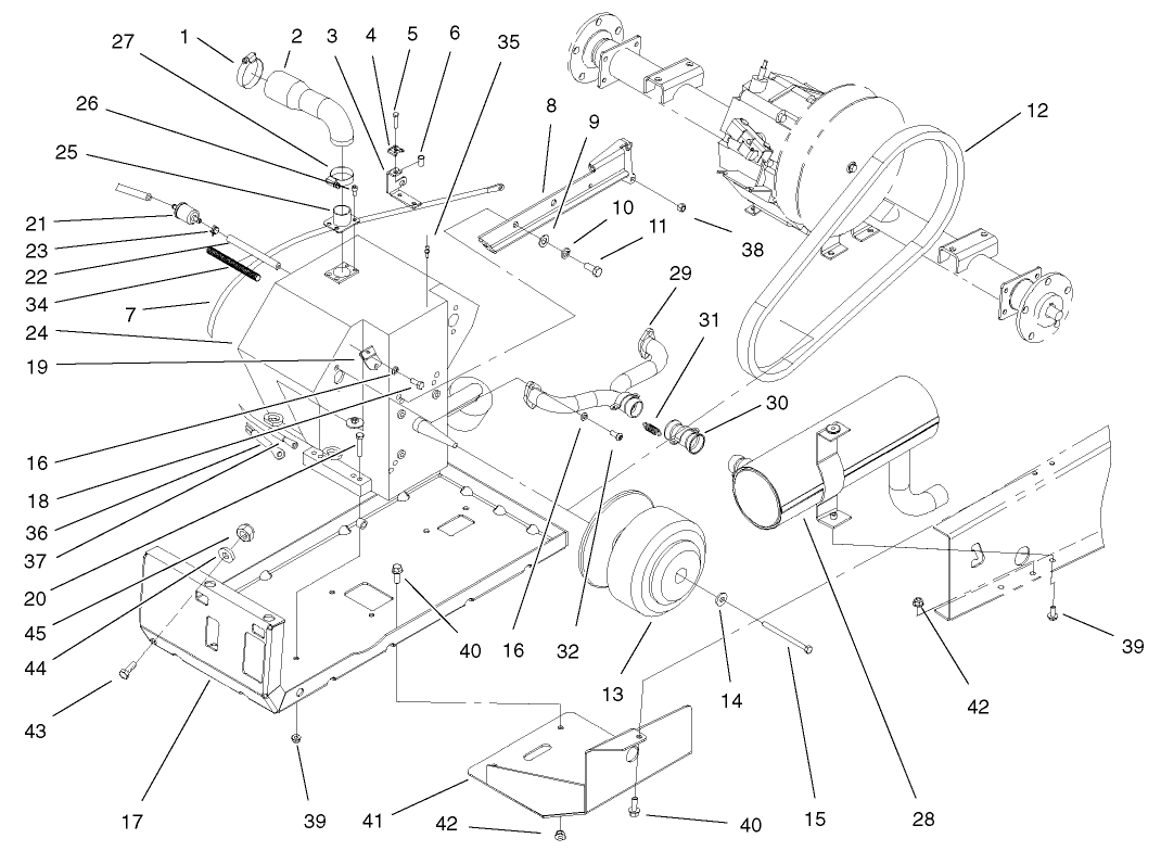 Engine and Clutch Assembly