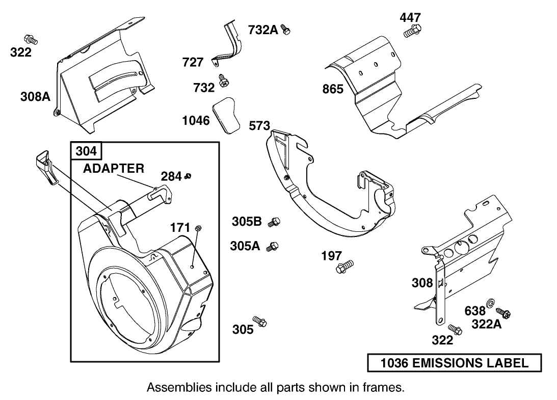 Blower Housing and Cover Assembly