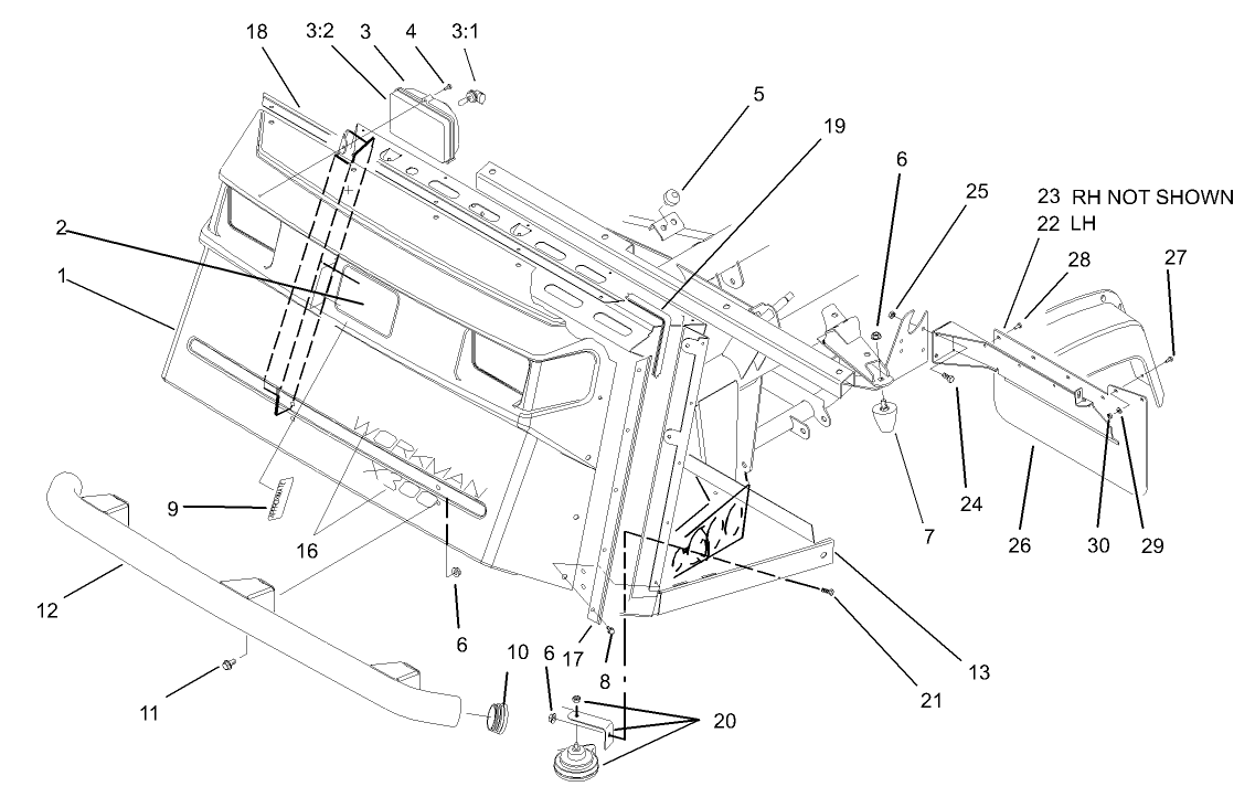 Hood and Bumper Assembly