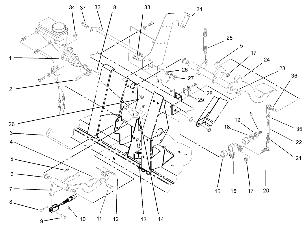 Brake and Accelerator Assembly