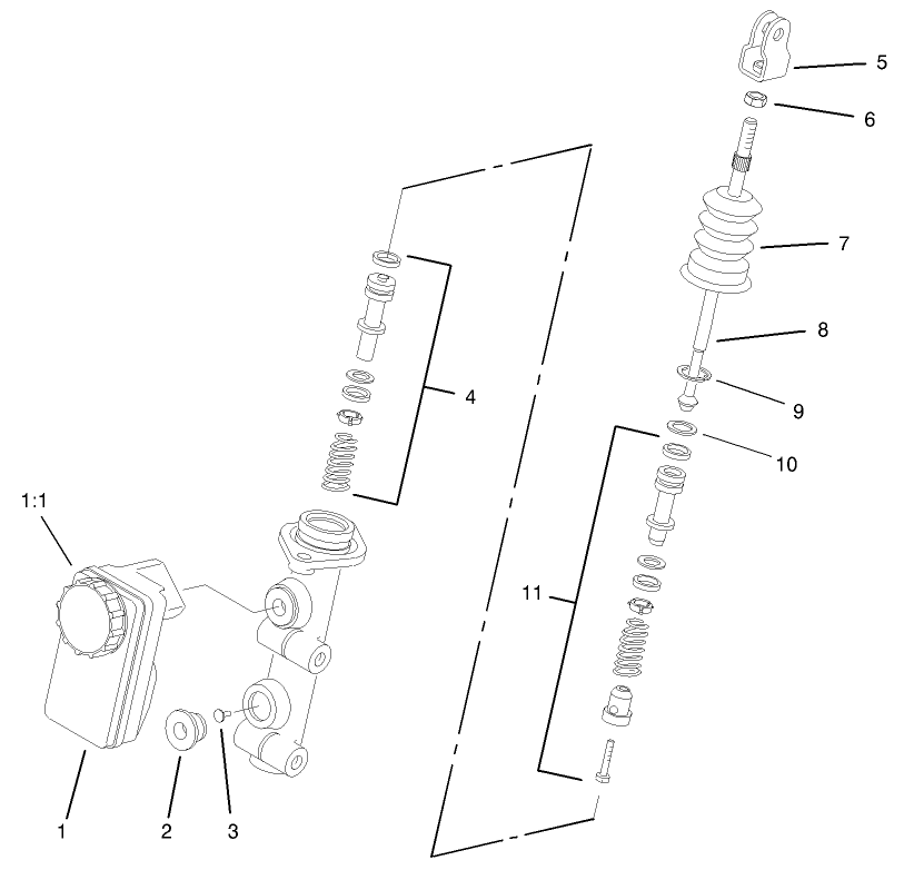 Master Cylinder Assembly No. 94-3800