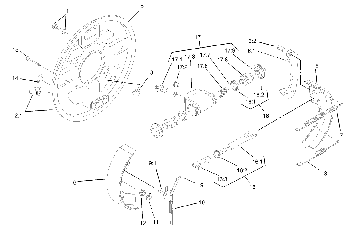 RH Front Brake Assembly No. 87-3010  (only on: 07213)