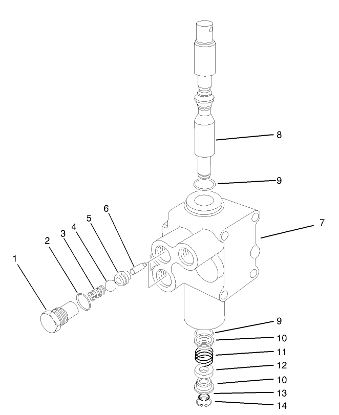 Hydraulic Valve Assembly No. 43-1950-03