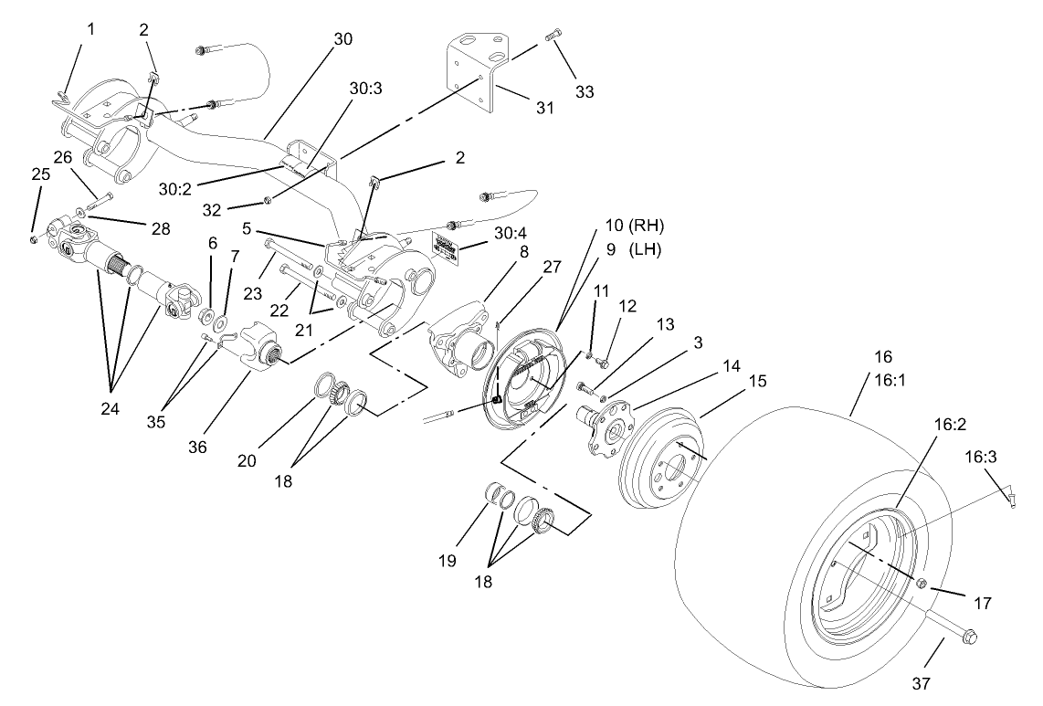 Rear Axle Assembly