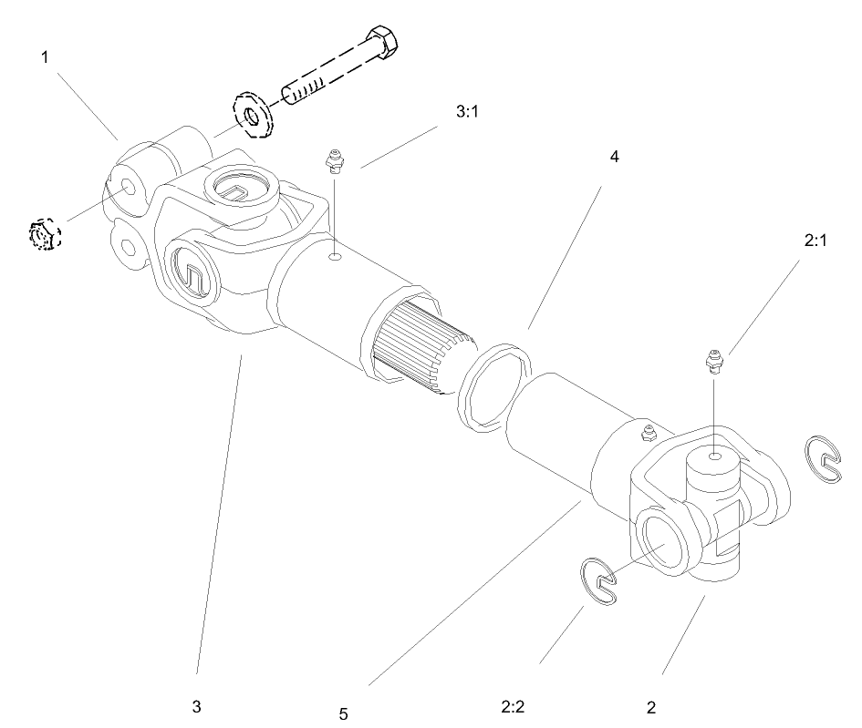 Driveshaft Assembly No. 98-2918