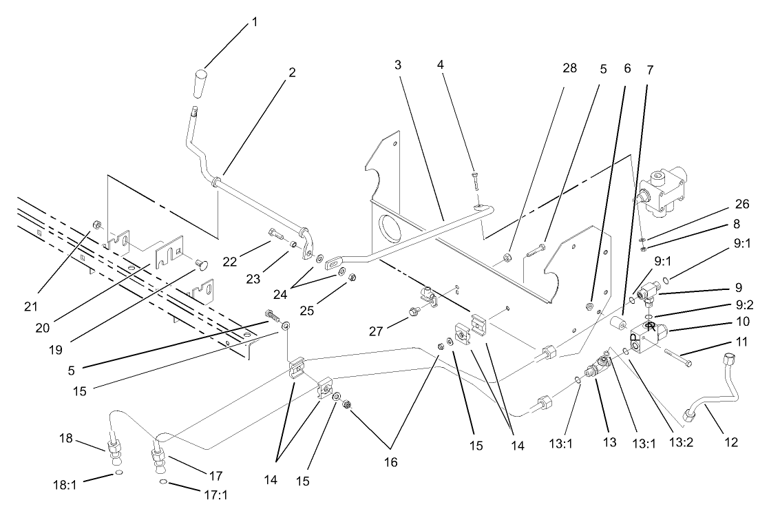 Lift Valve Linkage Assembly
