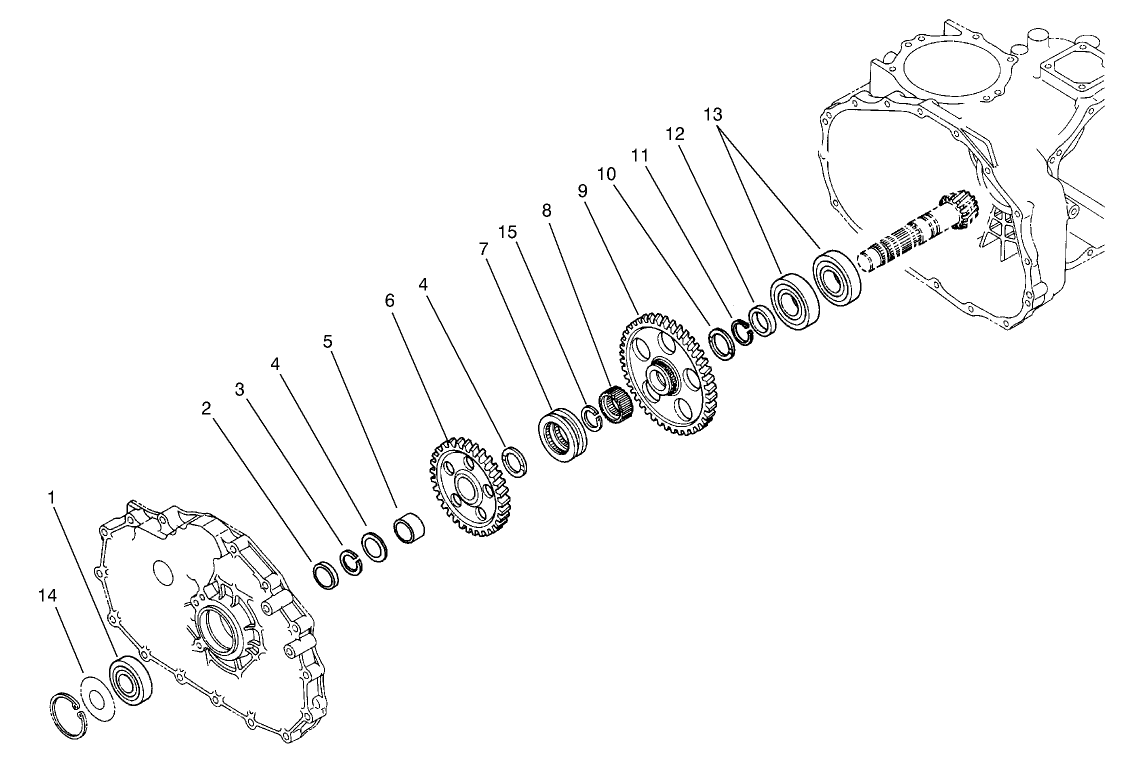 Countershaft Assembly Transaxle Assembly No. 105-4180