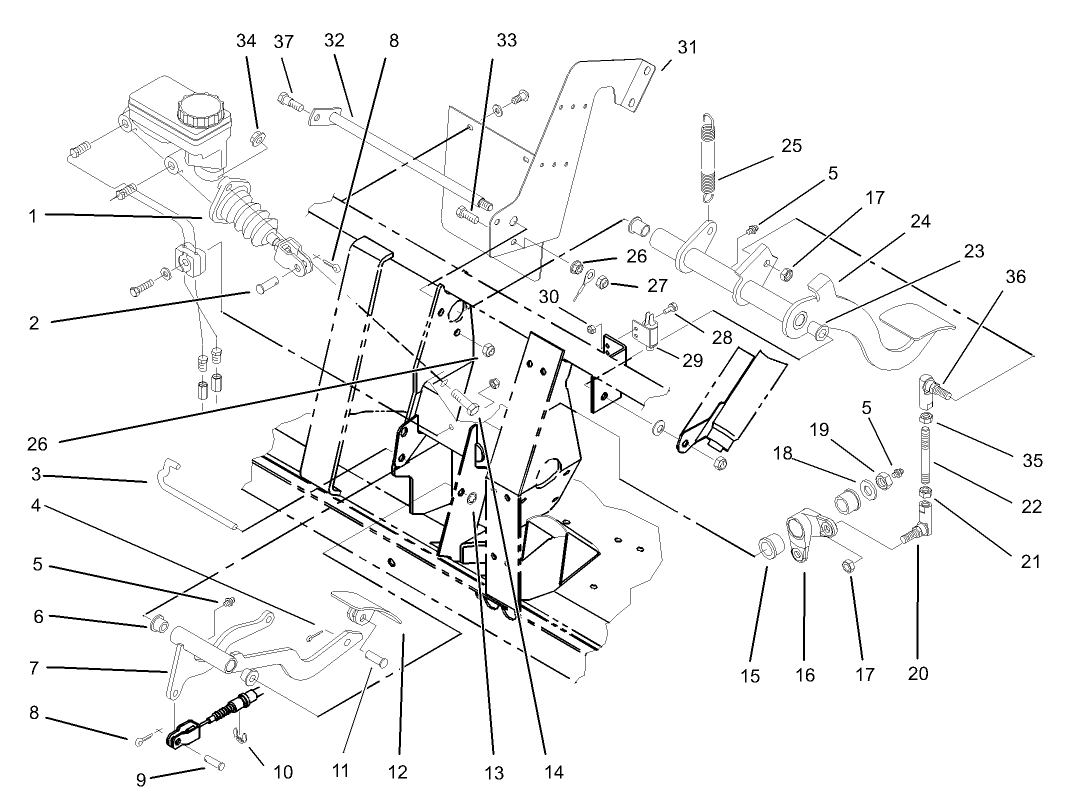 Brake and Accelerator Assembly