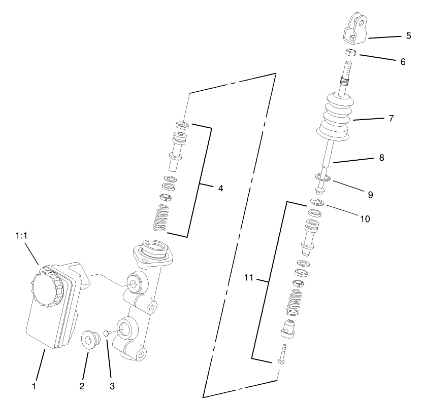 Master Cylinder Assembly No. 94-3800
