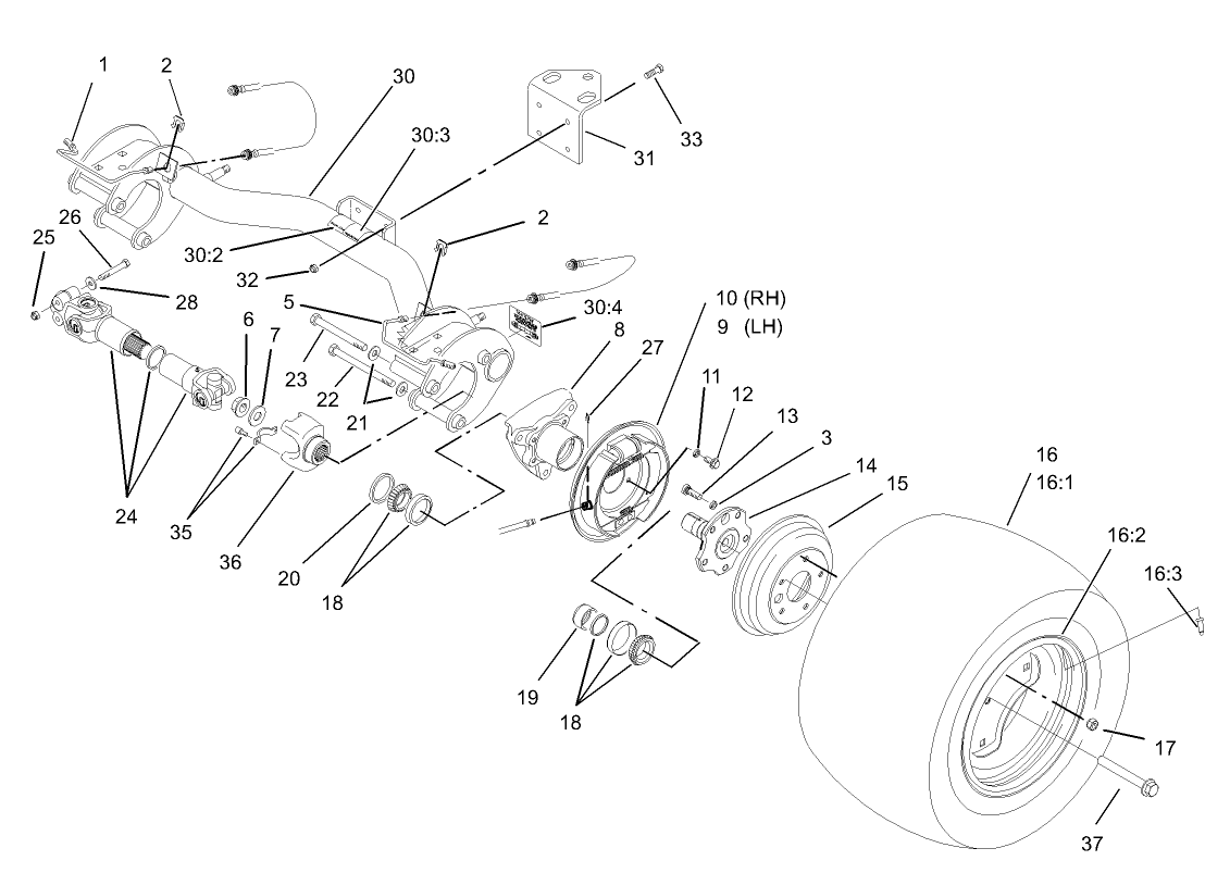Rear Axle Assembly