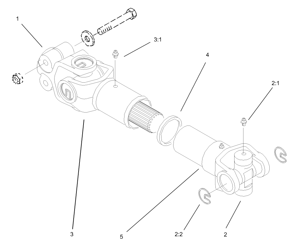 Driveshaft Assembly No. 98-2918