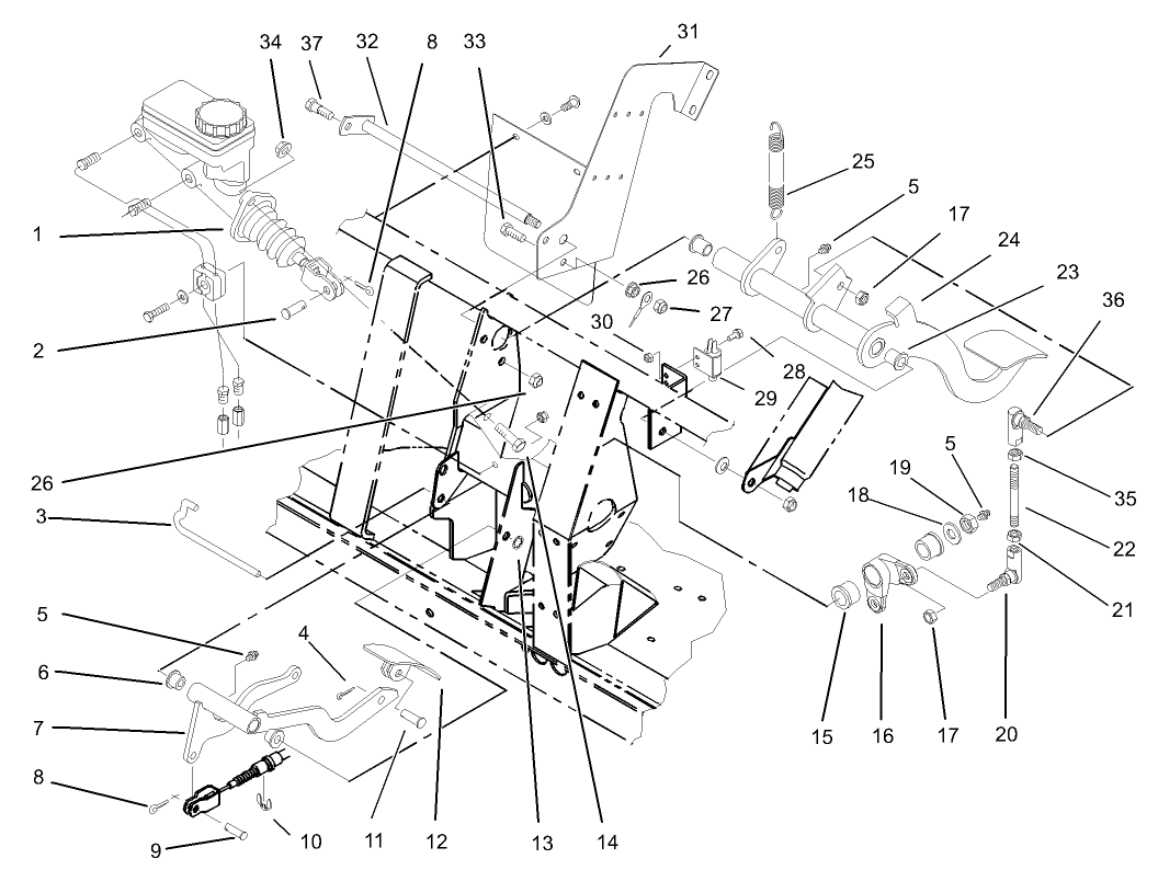Brake and Accelerator Assembly