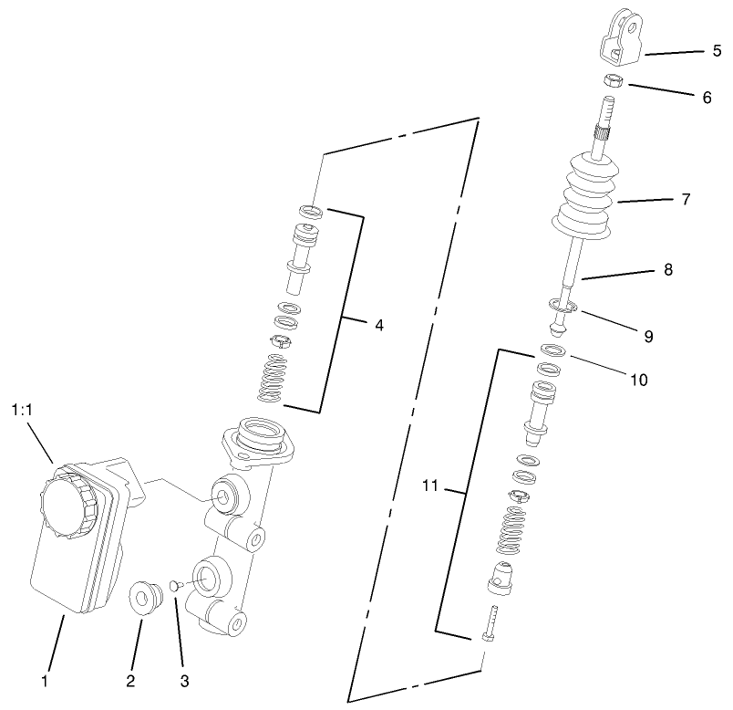 Master Cylinder Assembly No. 94-3800