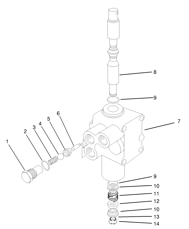 Hydraulic Valve Assembly No. 43-1950-03