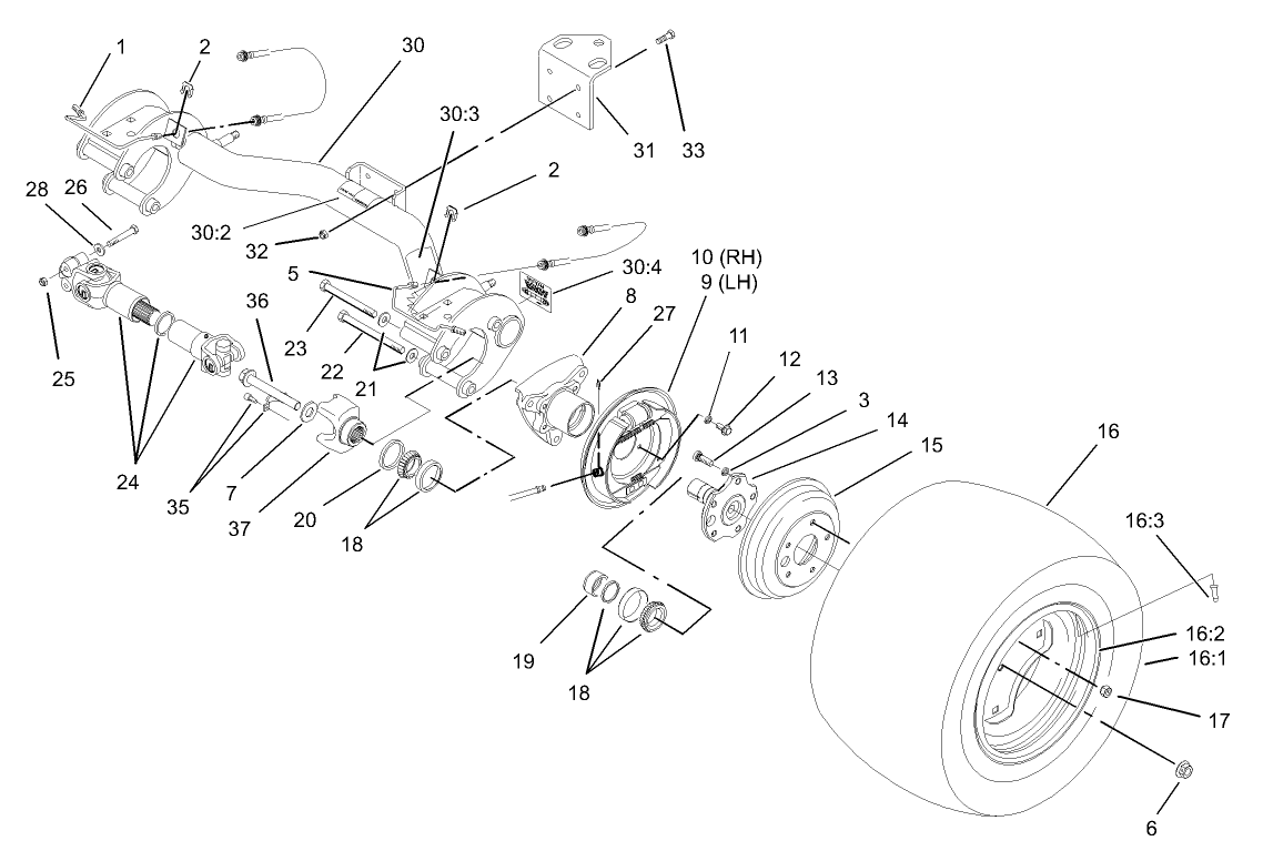 Rear Axle Assembly