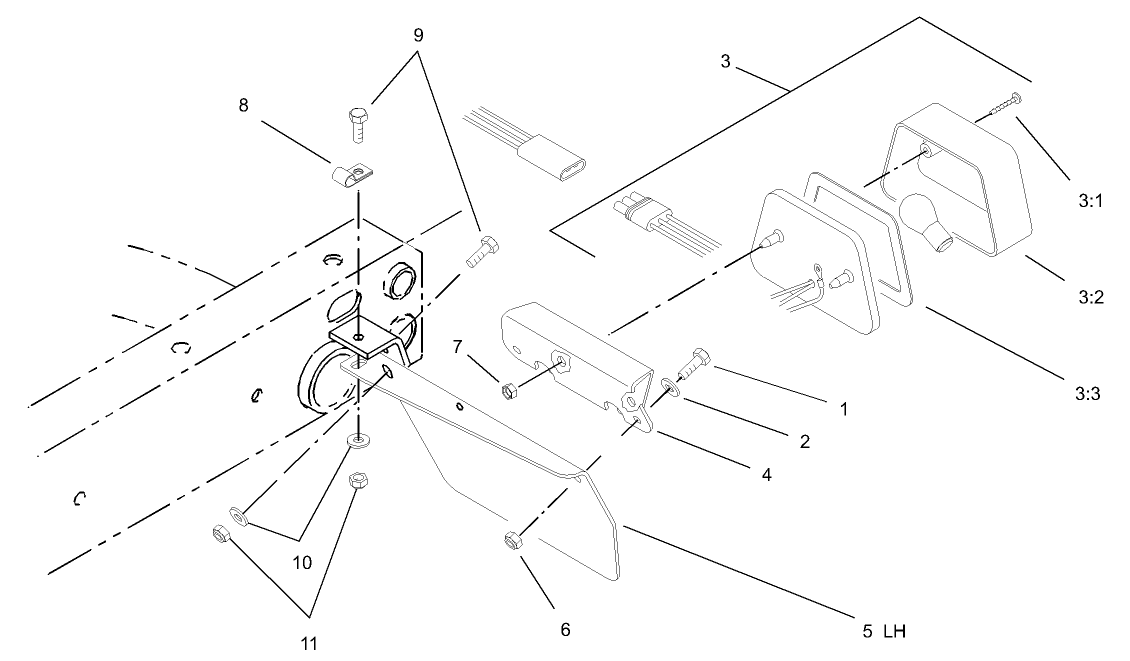 Taillight and Fender Assembly