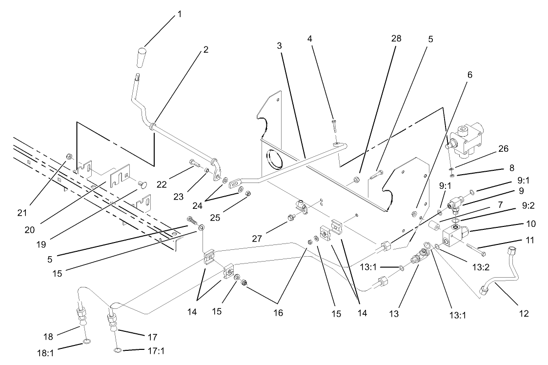 Lift Valve Linkage Assembly