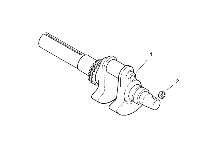 Crankshaft Assembly  Kohler CH23-76548