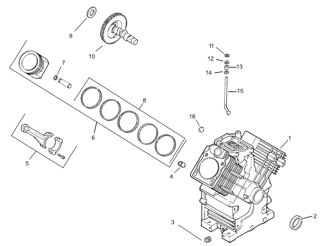 Crankcase Assembly  Kohler CH23-76548