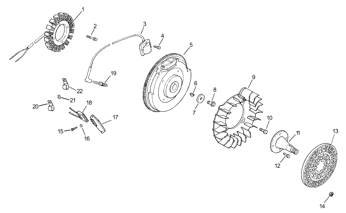 Ignition / Electrical Assembly  Kohler CH23-76548