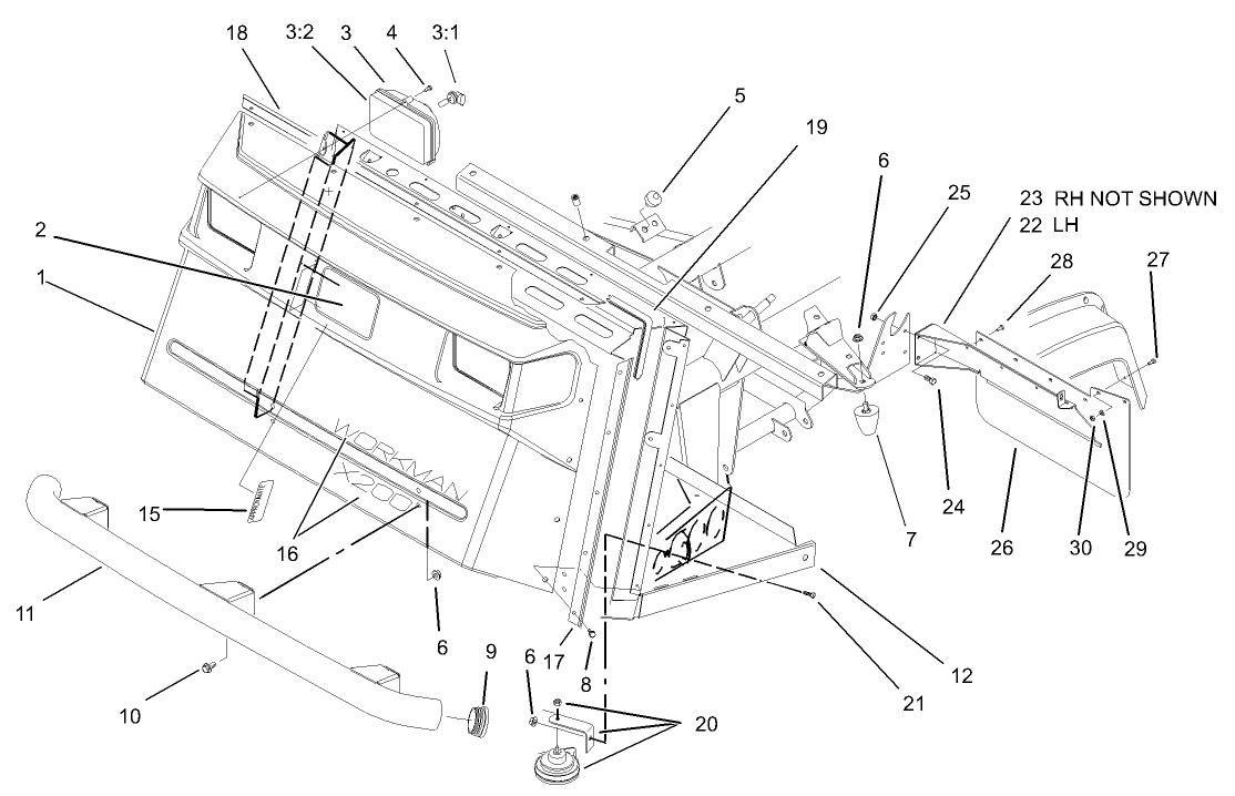 Hood and Bumper Assembly