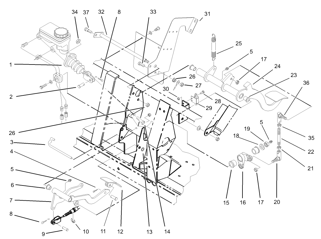 Brake and Accelerator Assembly
