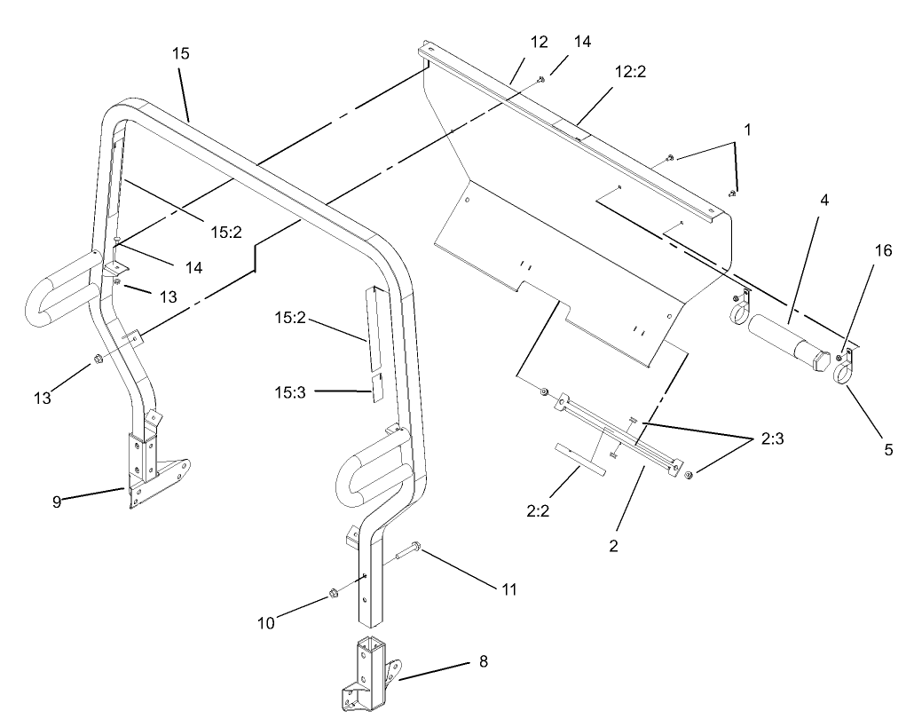 Roll-Over Protection System Assembly