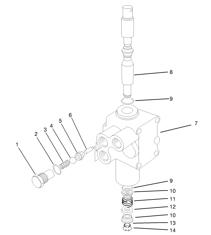 Hydraulic Valve Assembly No. 43-1950