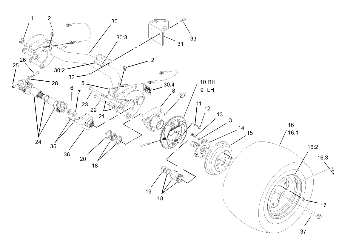 Rear Axle Assembly