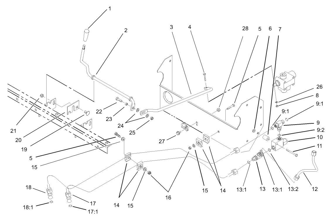 Lift Valve Linkage Assembly