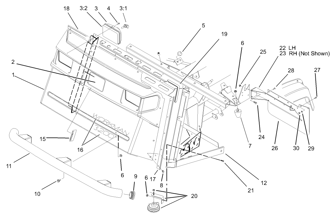 Hood and Bumper Assembly