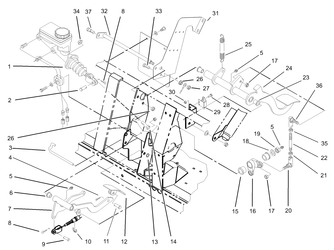Brake and Accelerator Assembly