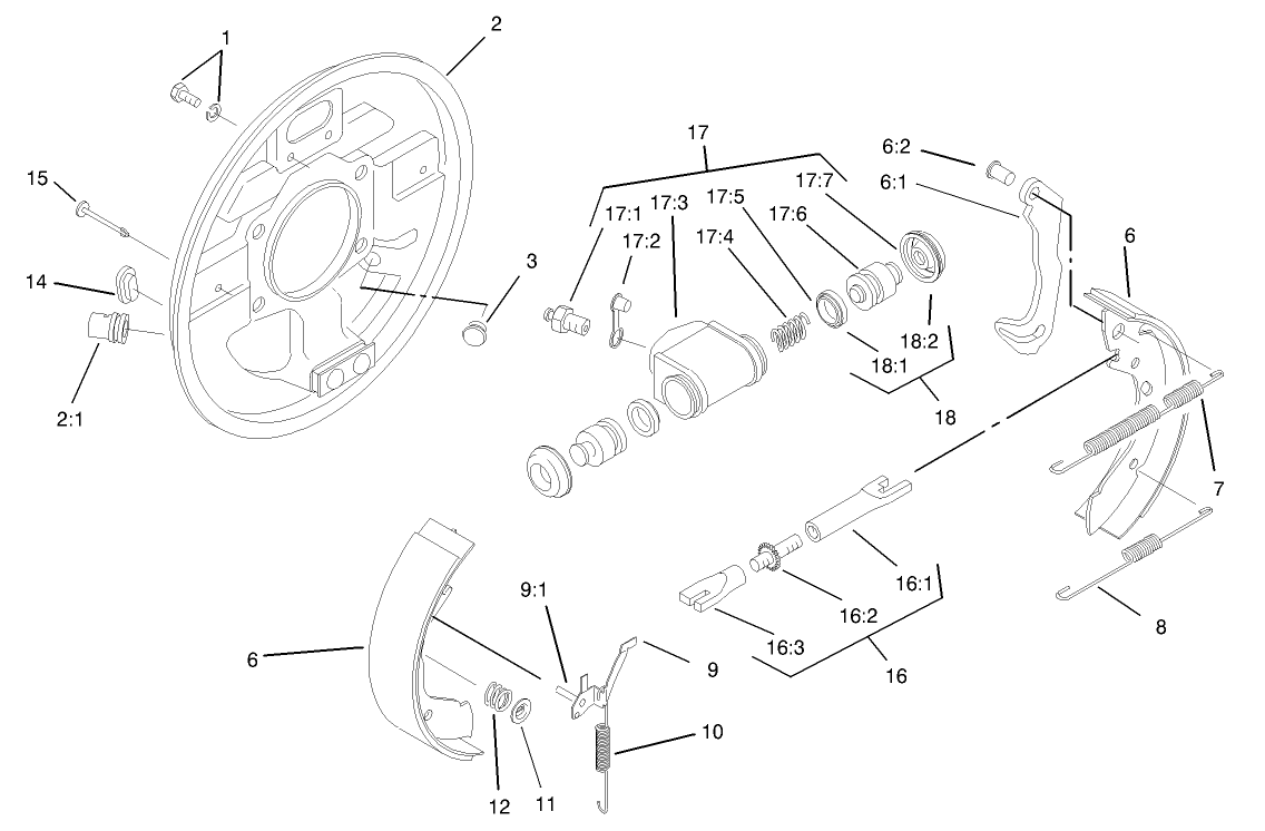 LH Front Brake Assembly No. 87-3020
