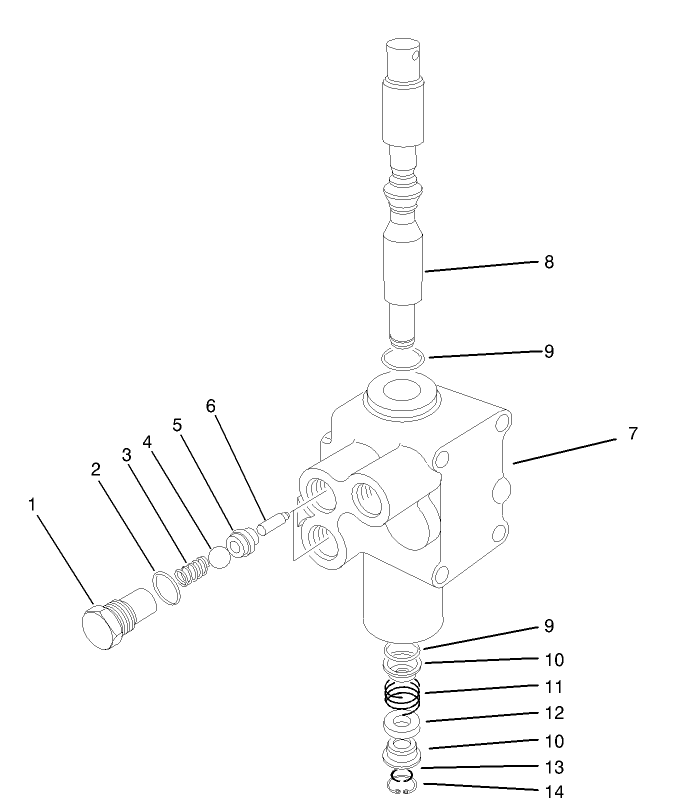 Hydraulic Valve Assembly No. 43-1950-03