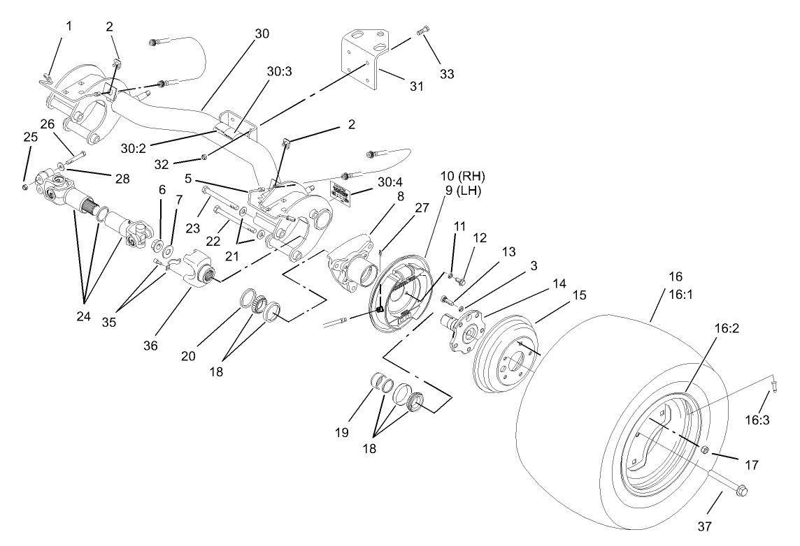 Rear Axle Assembly