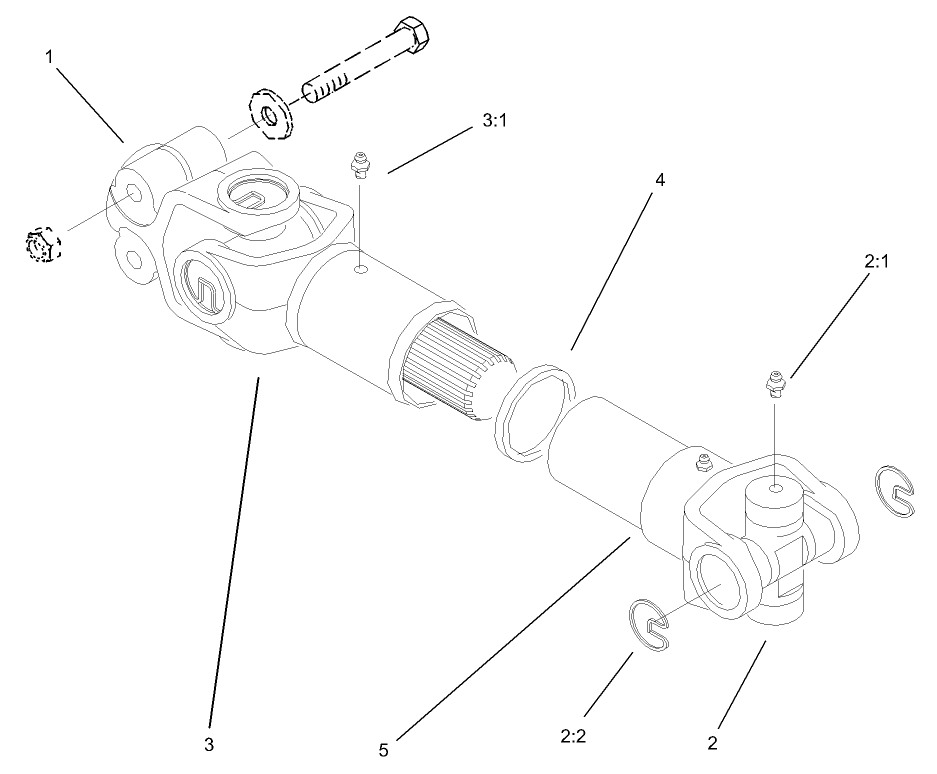 Driveshaft Assembly No. 98-2918