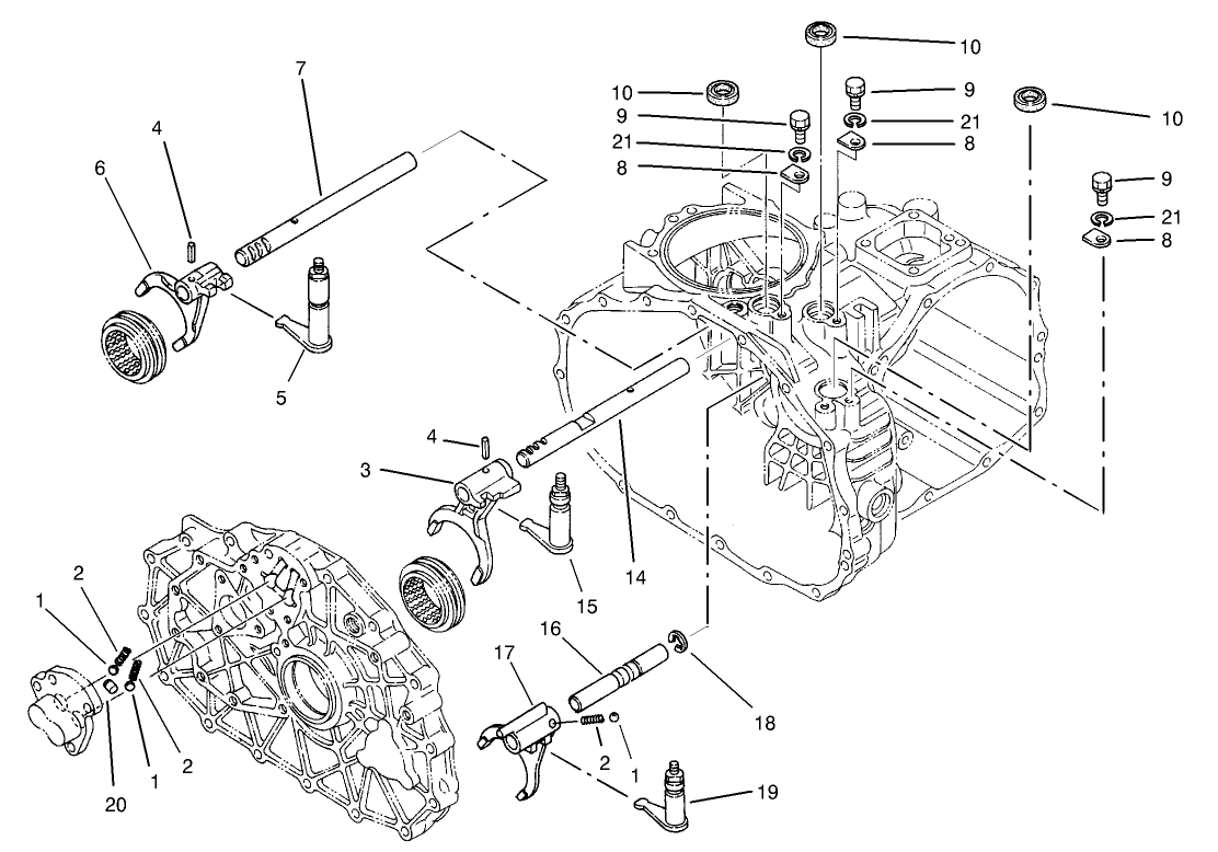 Shift Fork Assembly No. 105-4180