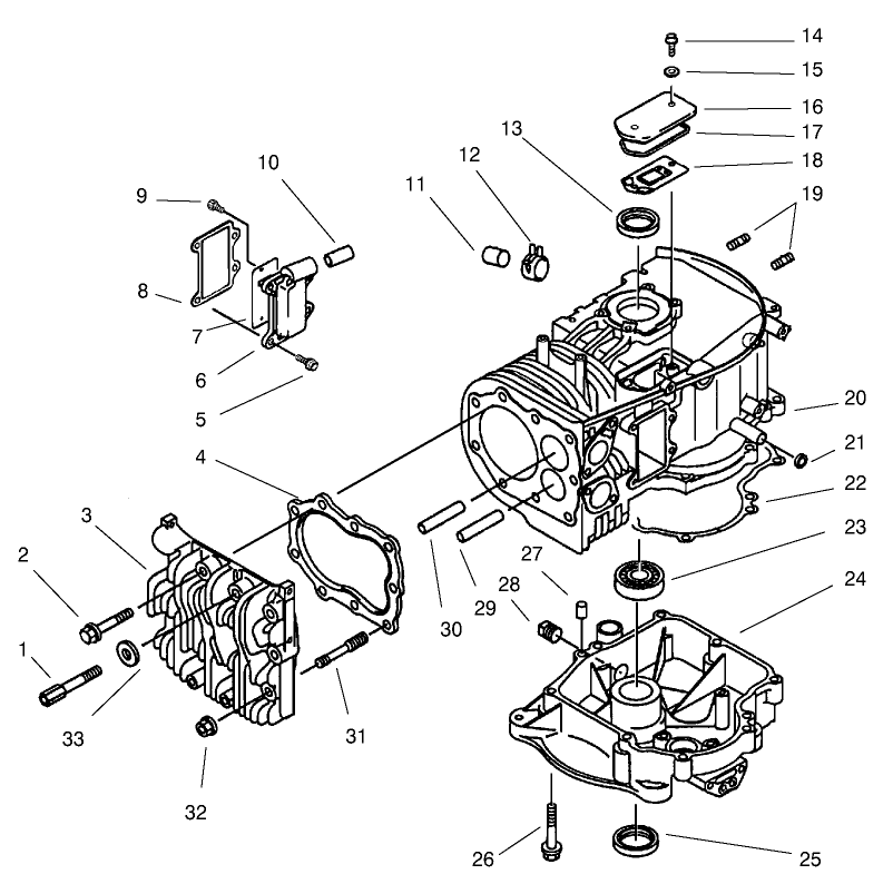 Crankcase Assembly Kawasaki FB460V-MS14