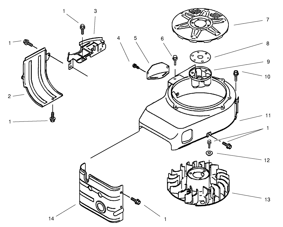 Cooling Equipment Assembly Kawasaki FB460V-MS14