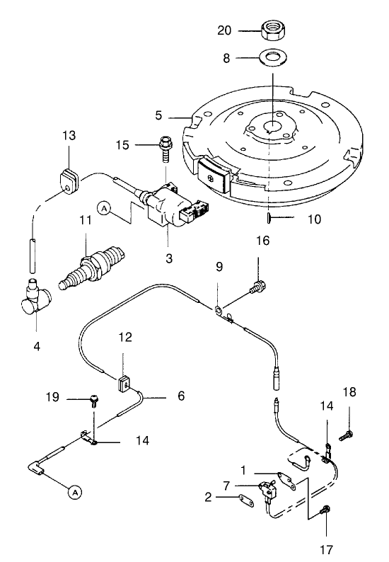 Electric Equipment Assembly Kawasaki FB460V-MS14