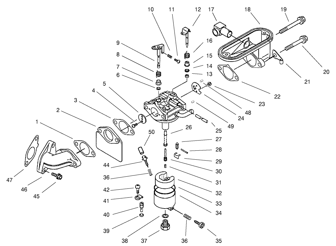 Carburetor Assembly Kawasaki FB460V-MS14