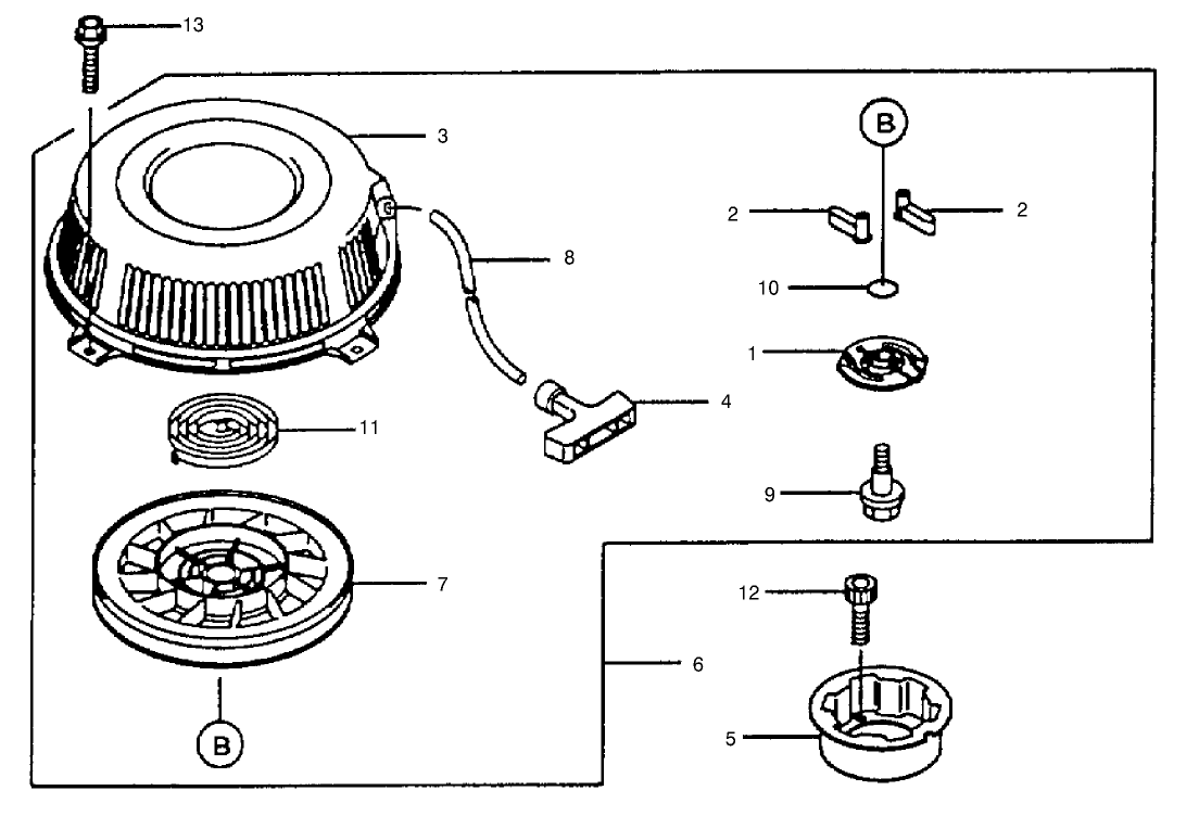 Starter Assembly Kawasaki FB460V-MS14