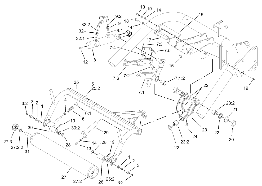 Center Pull Frame Assembly