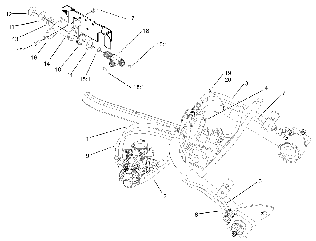Hydraulic Traction Assembly