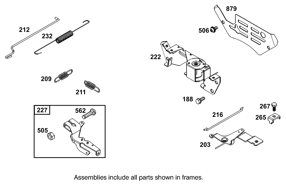 Governor Assembly Briggs and Stratton Model 350447-1331-E1
