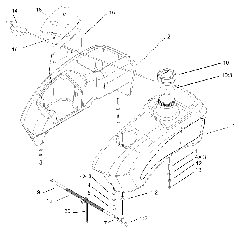 Parts – 17-44ZX TimeCutter ZX Riding Mower | Toro