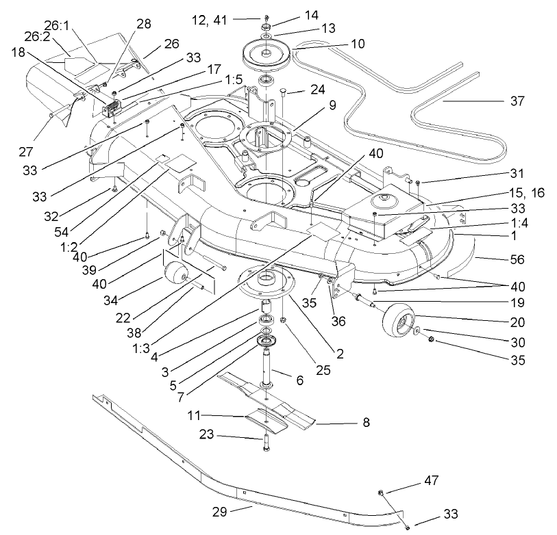 52in Deck Assembly